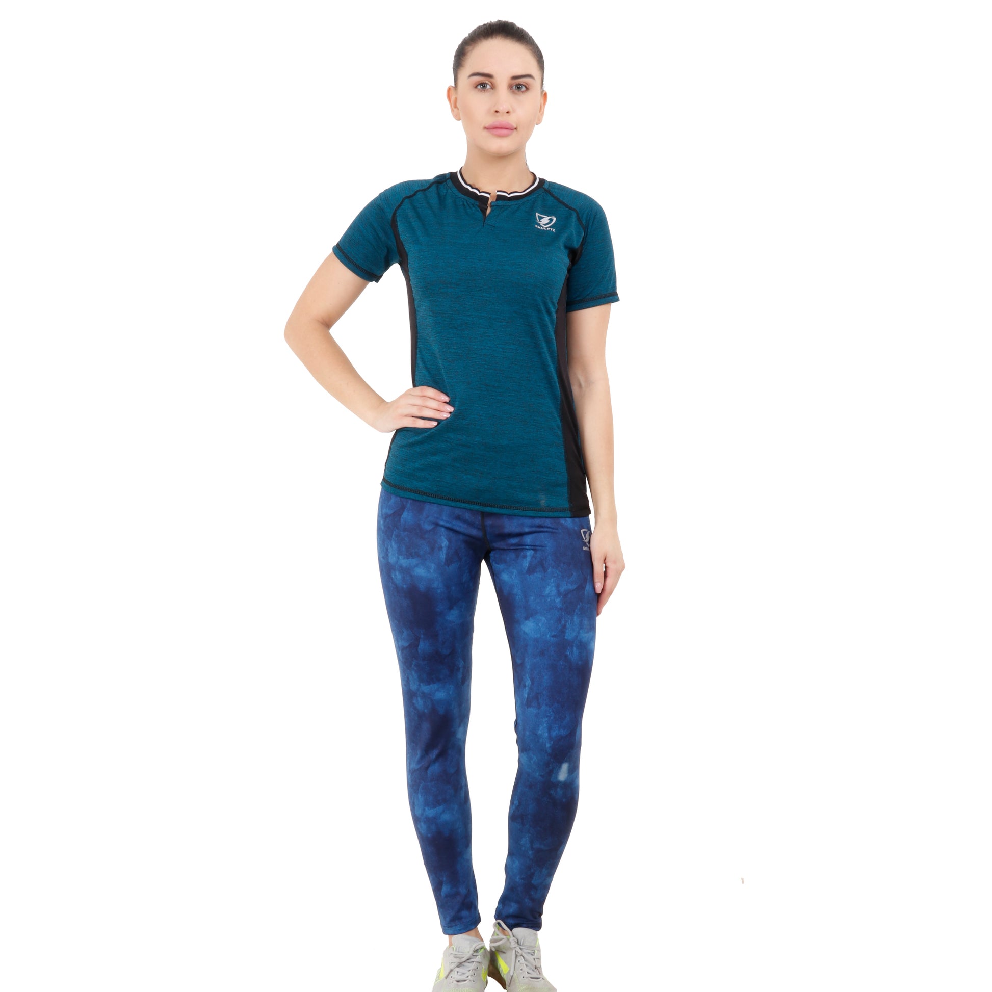 Womens Invincible Tshirt (Green) - skulptz