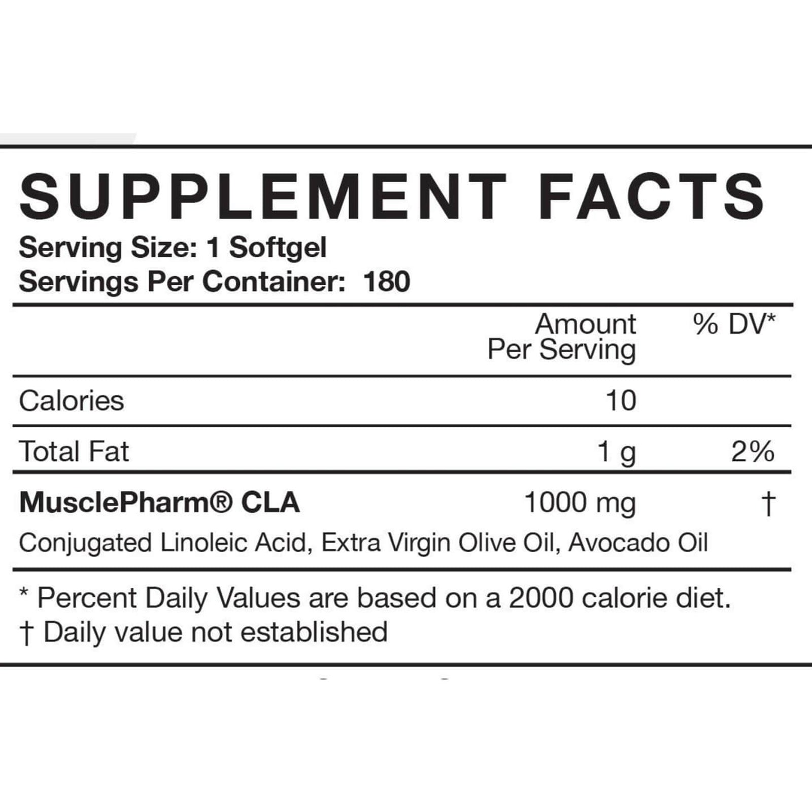 Musclepharm CLA Core 180 - skulptz