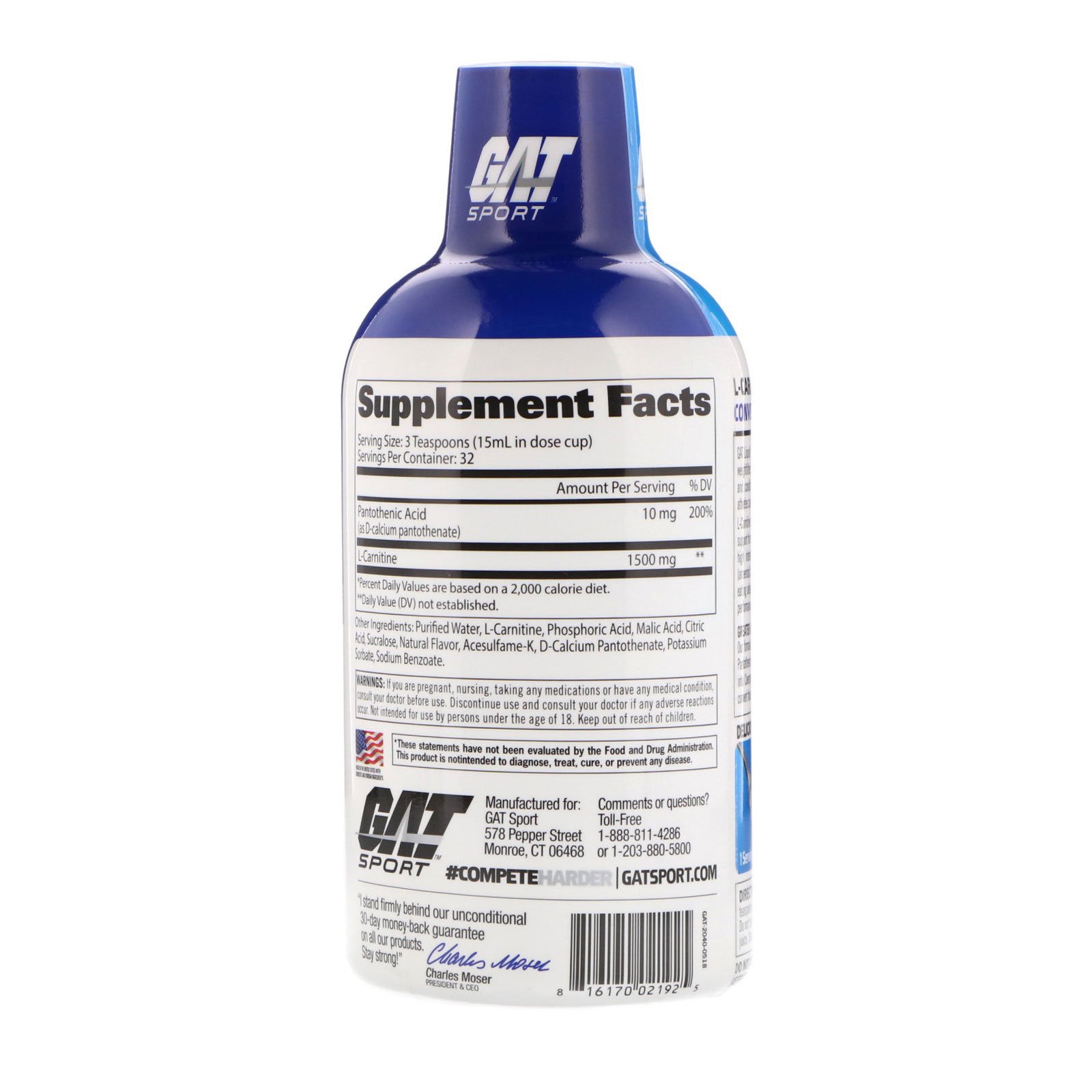 GAT L-Carnitine Liquid - skulptz