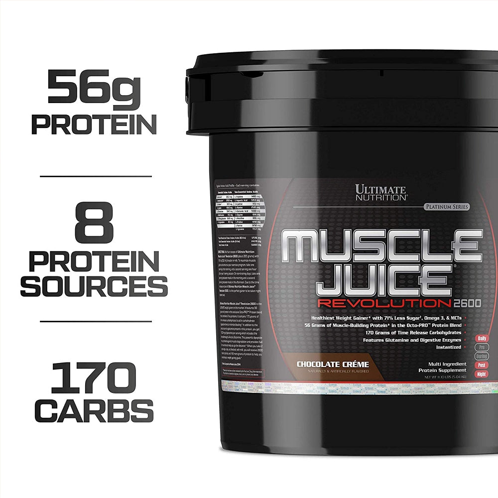 Ultimate Nutrition Muscle Juice Revolution 2600 11 lb - skulptz