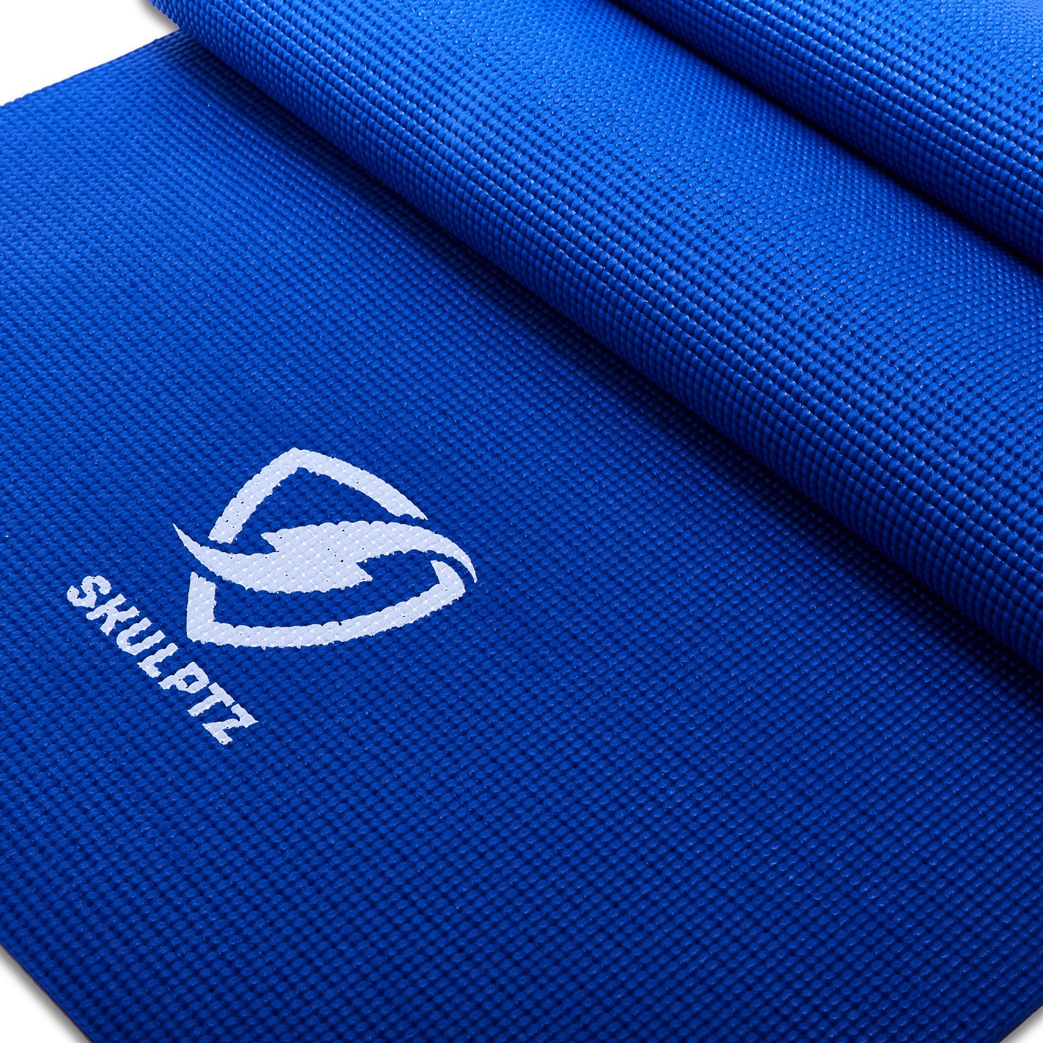 Chakra Yoga 6 mm Mat (Blue) - skulptz