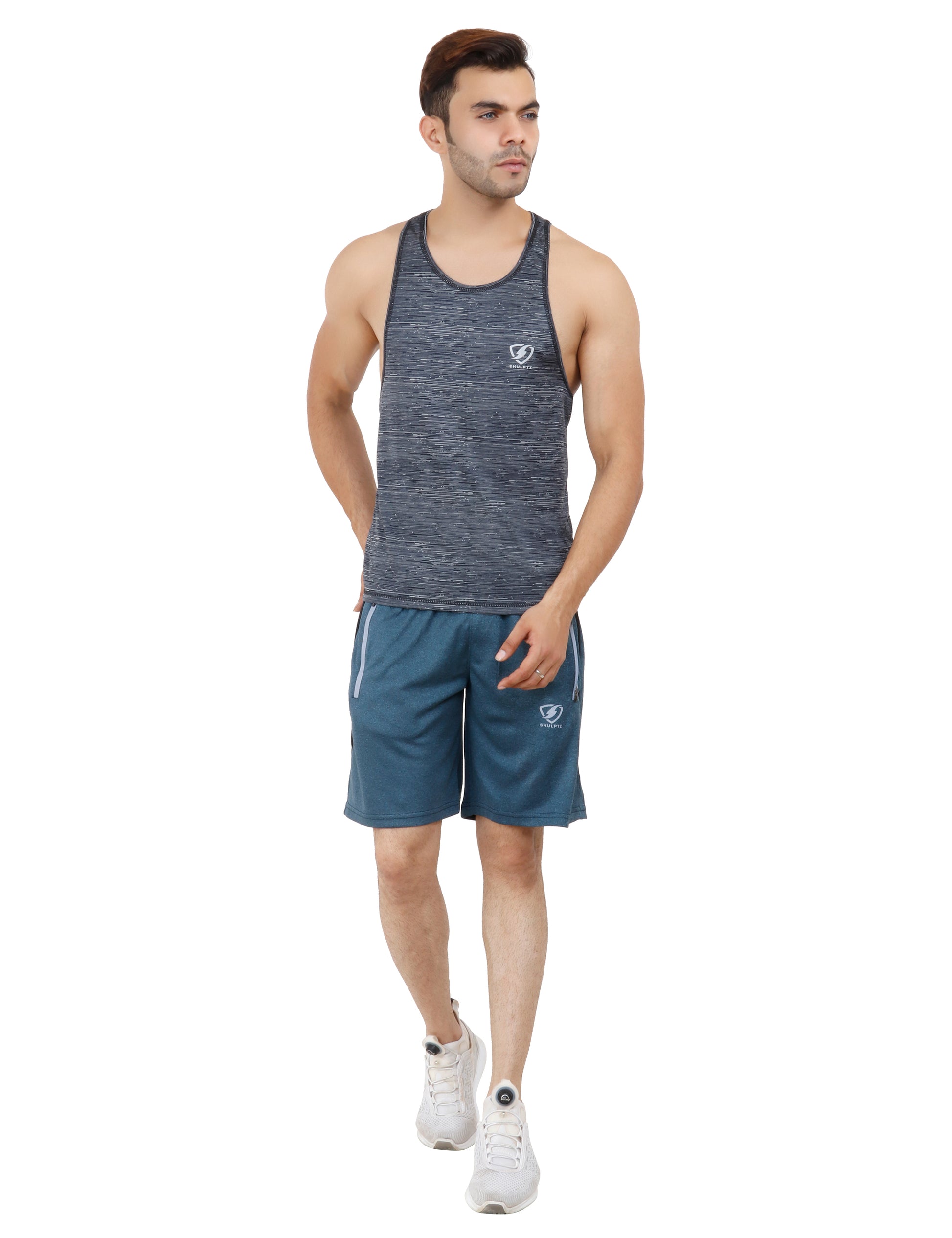 Mens Galaxy Stringer (Black) - skulptz