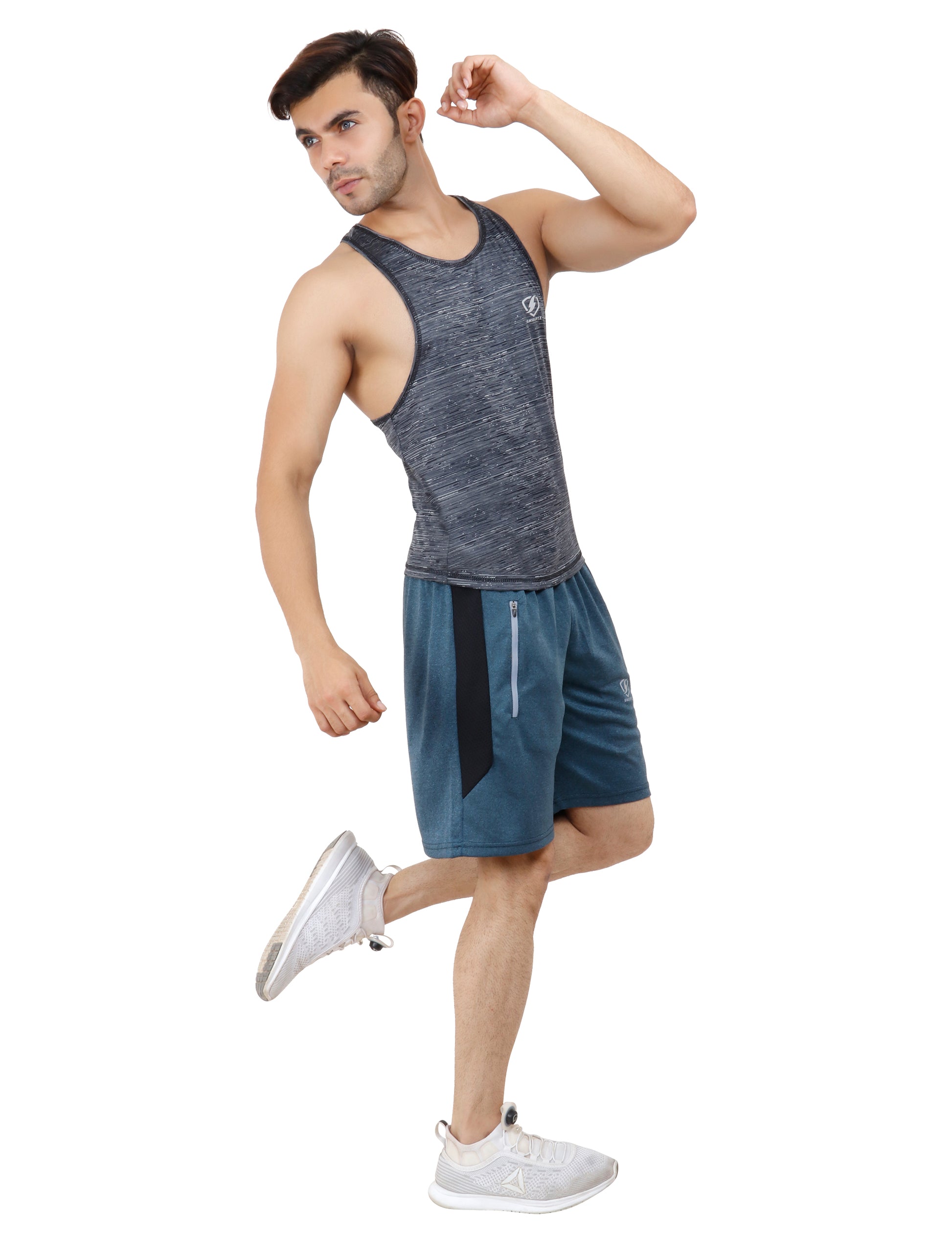 Mens Galaxy Stringer (Black) - skulptz