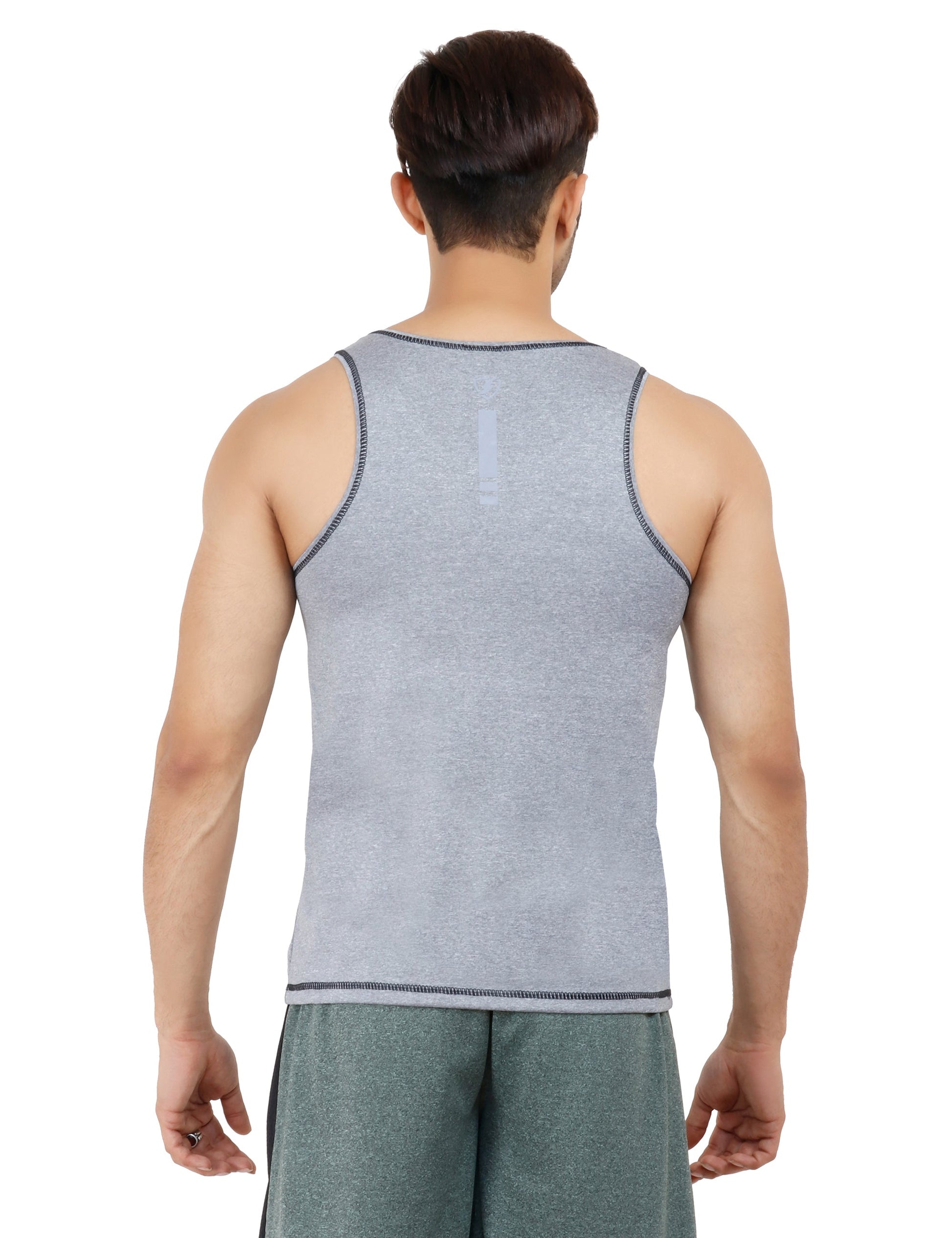 Mens Armour Tank Top (Grey) - skulptz