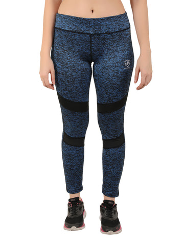 Womens Mish Mash Tights Blue