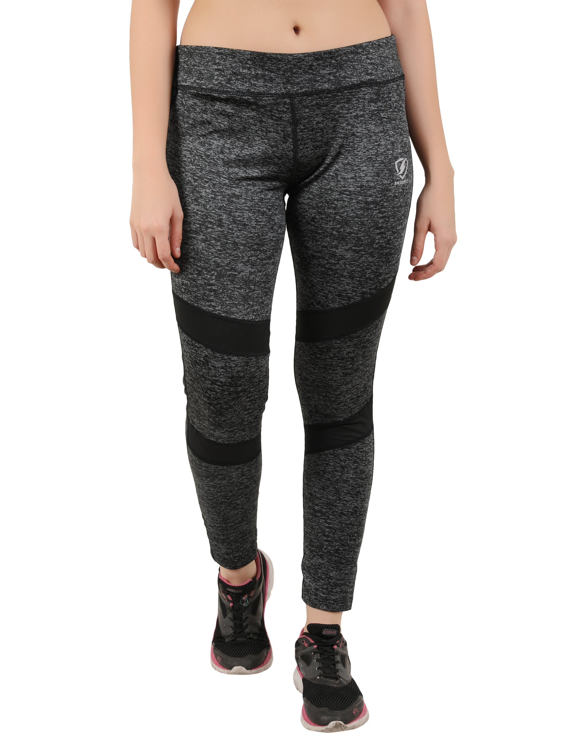 Womens Mish Mash Tights Black - skulptz