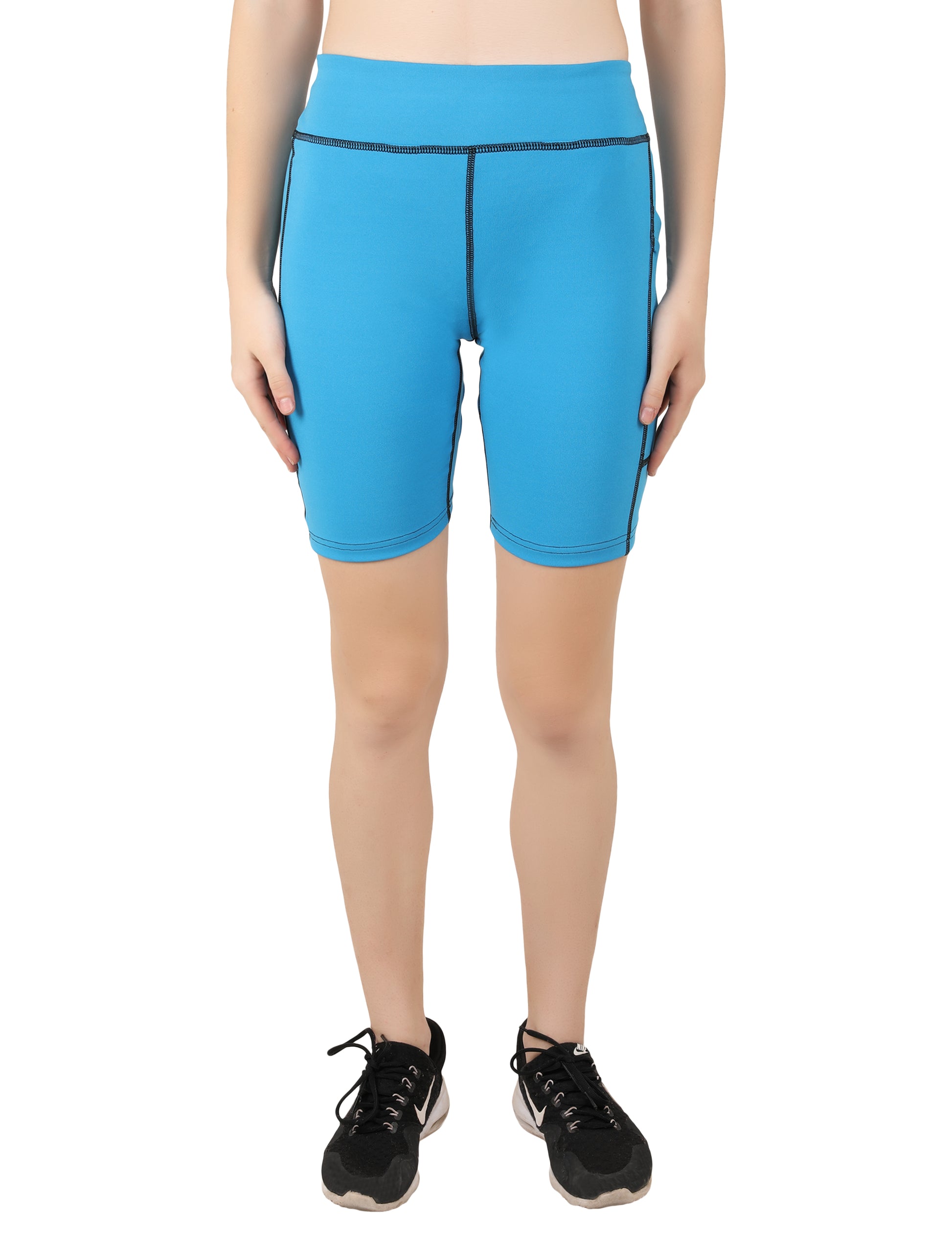 Womens Lit Shorts Blue - skulptz