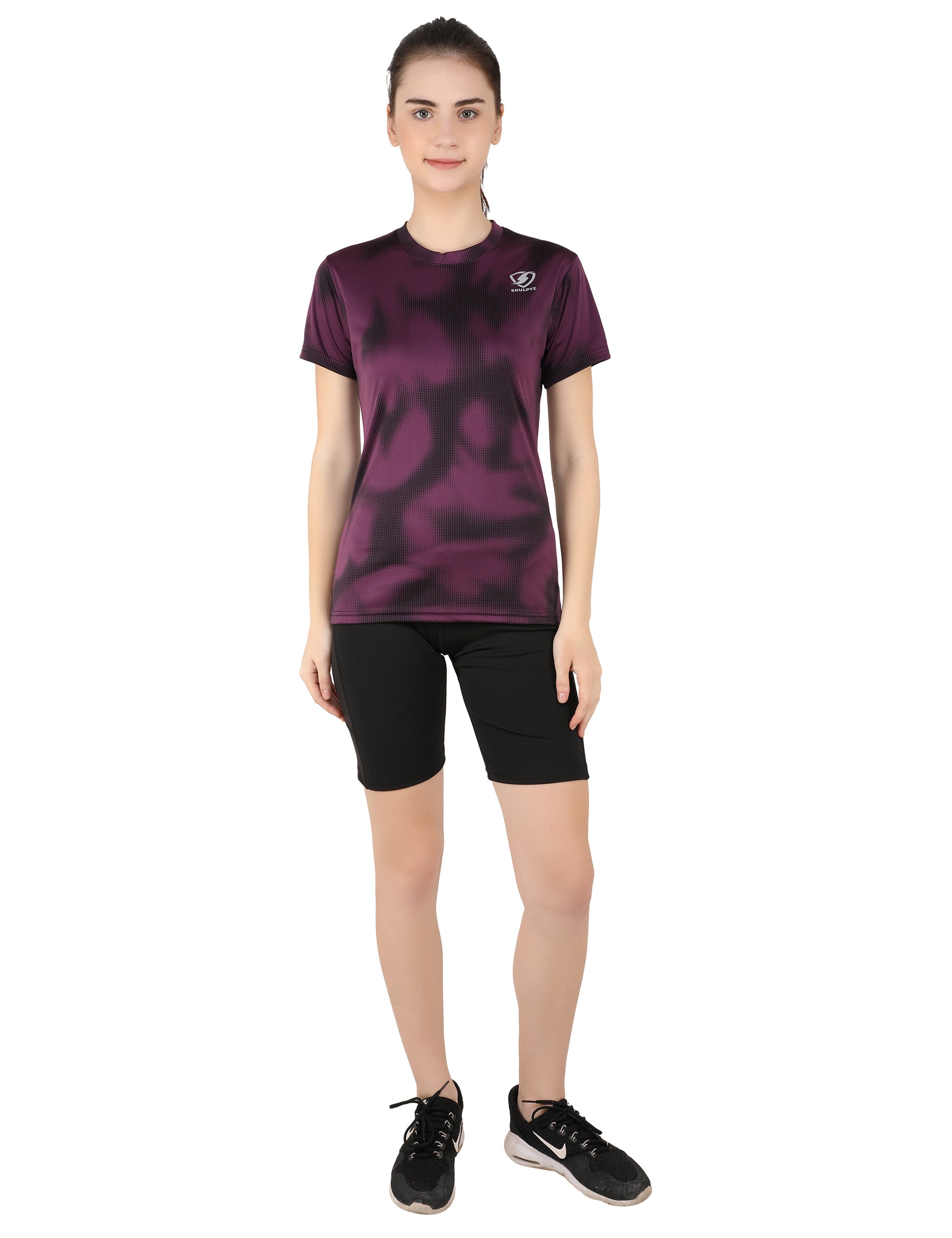 Womens Striking Tshirts (Purple) - skulptz