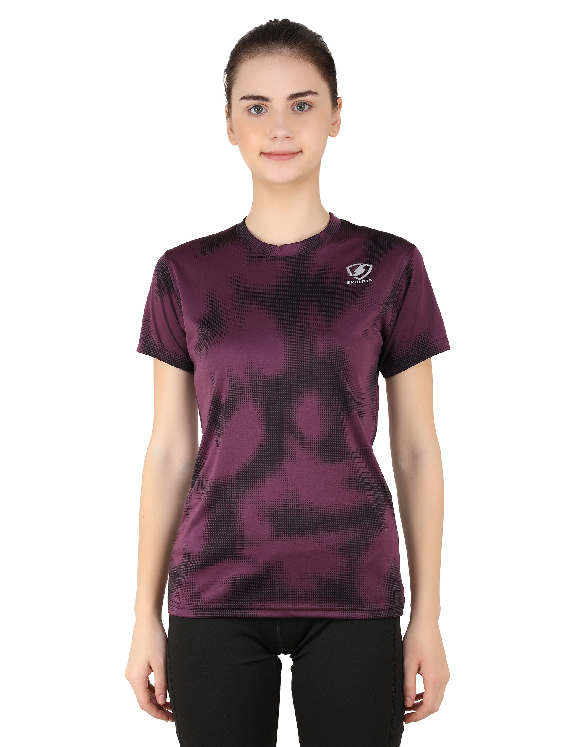 Womens Striking Tshirts (Purple) - skulptz