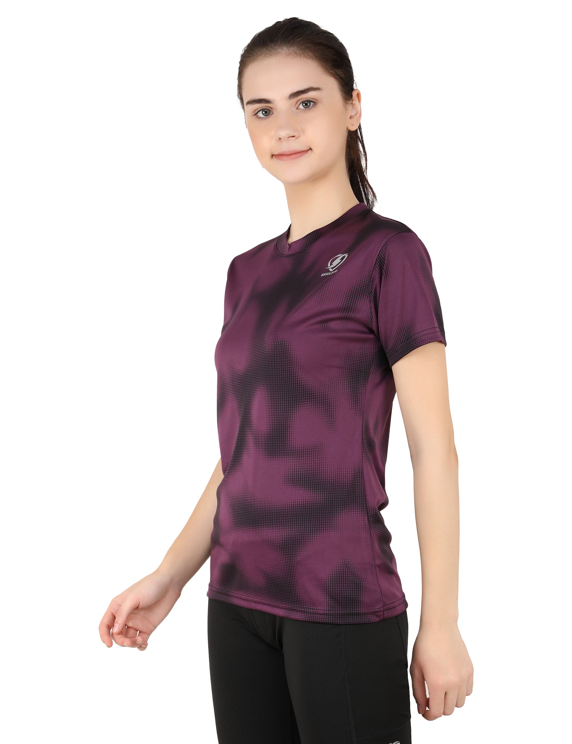 Womens Striking Tshirts (Purple) - skulptz
