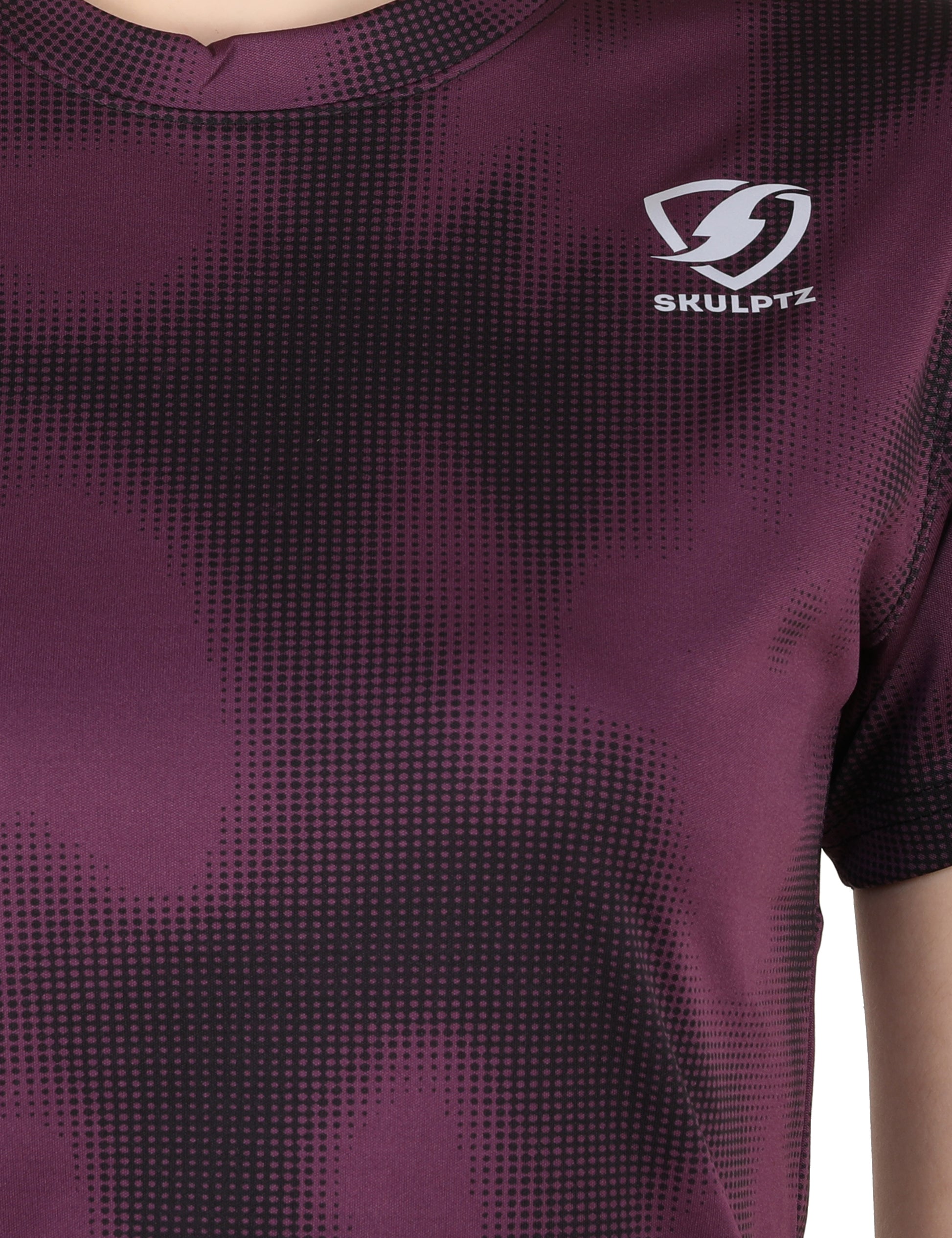 Womens Striking Tshirts (Purple) - skulptz