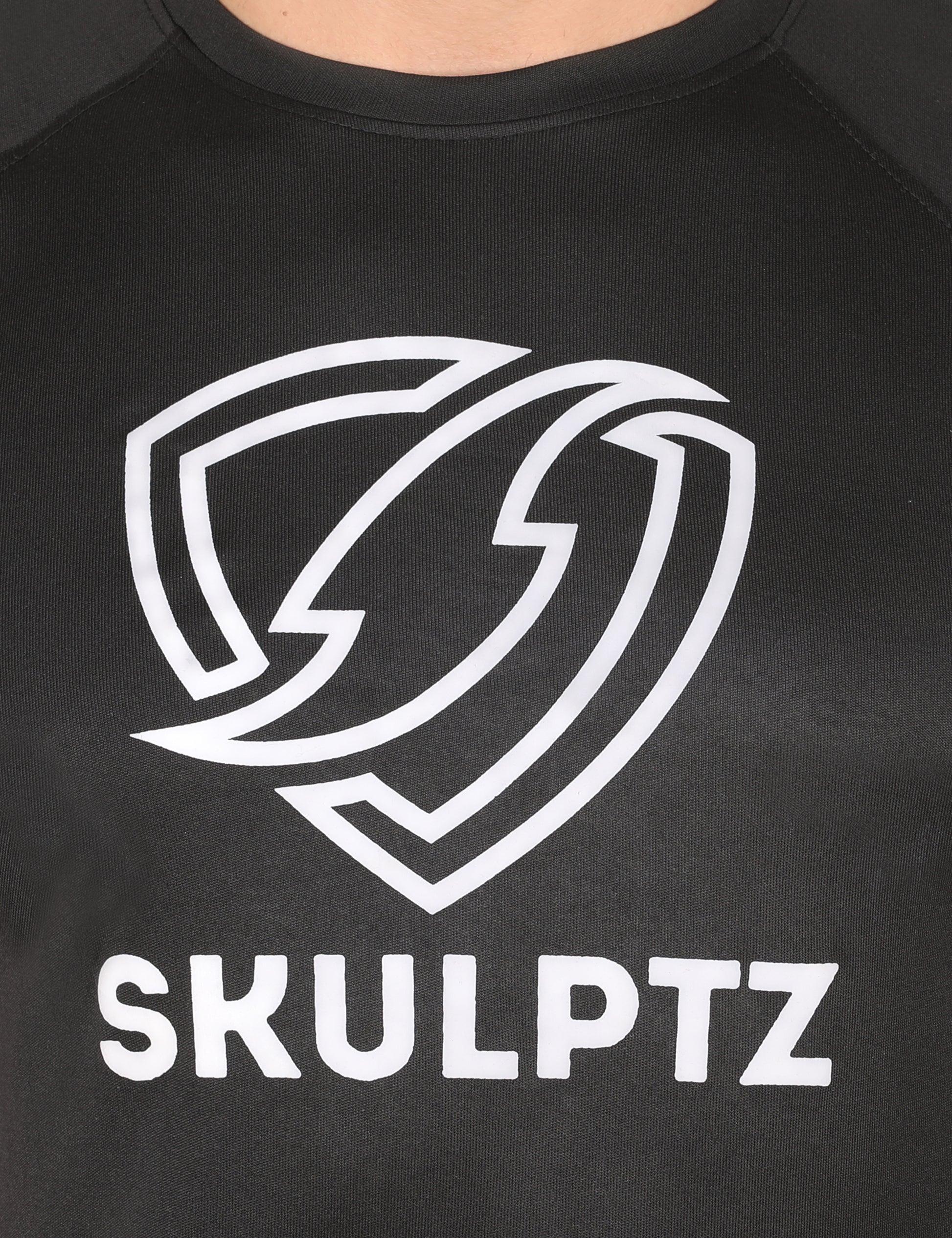 Mens Block Tshirt (Black) - skulptz
