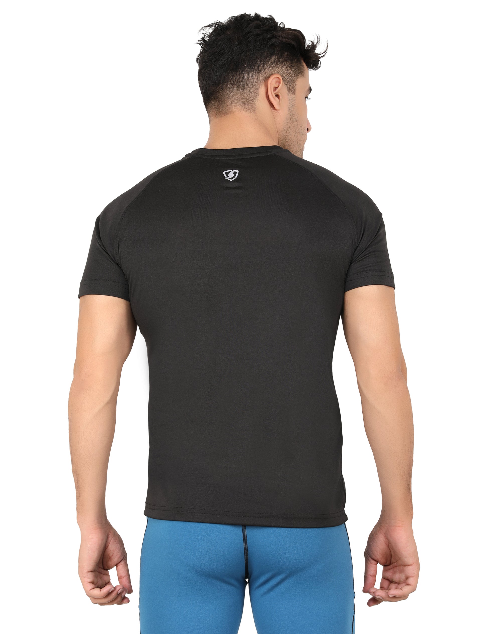 Mens Block Tshirt (Black) - skulptz