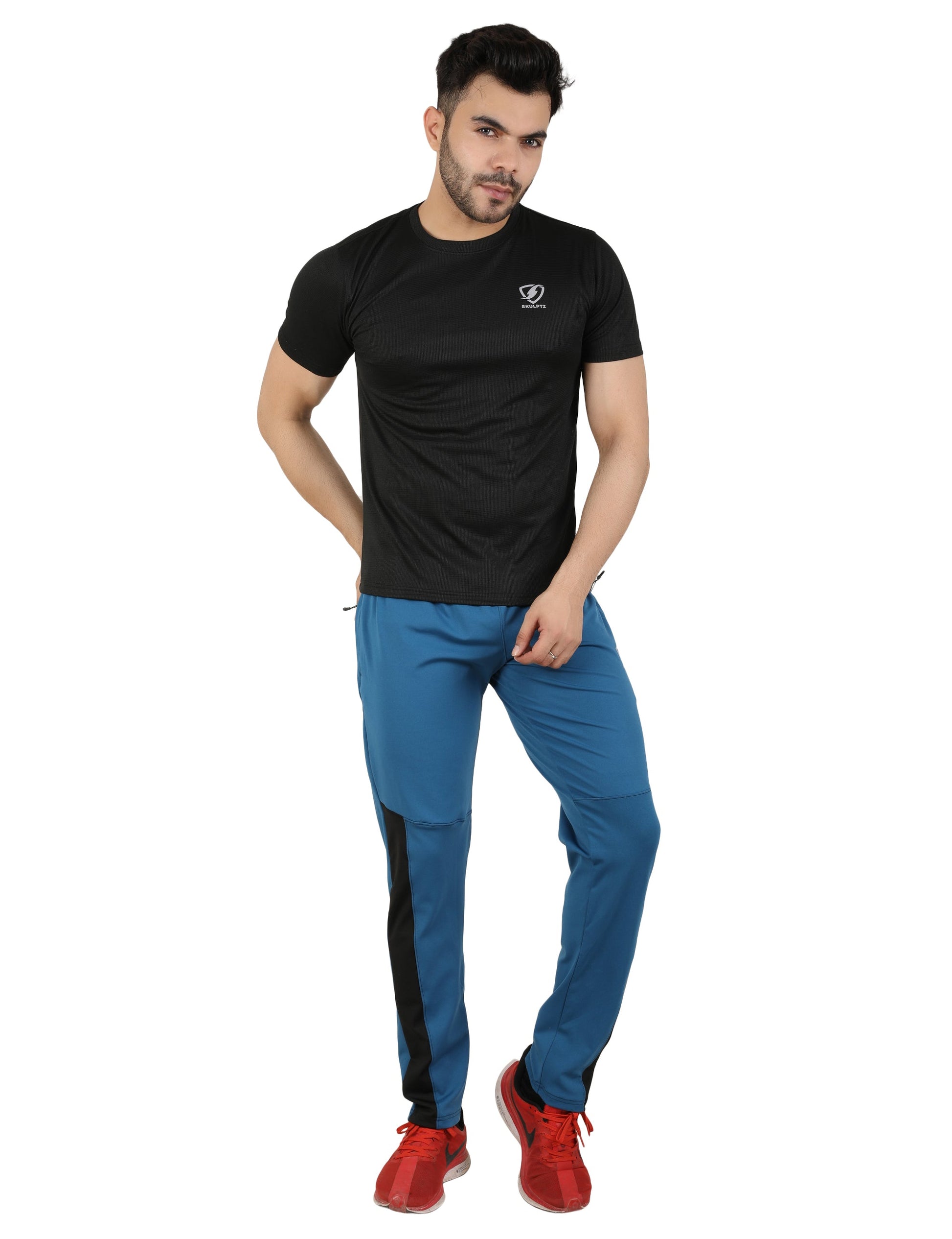 Mens Sonic Blue Track Pants - skulptz