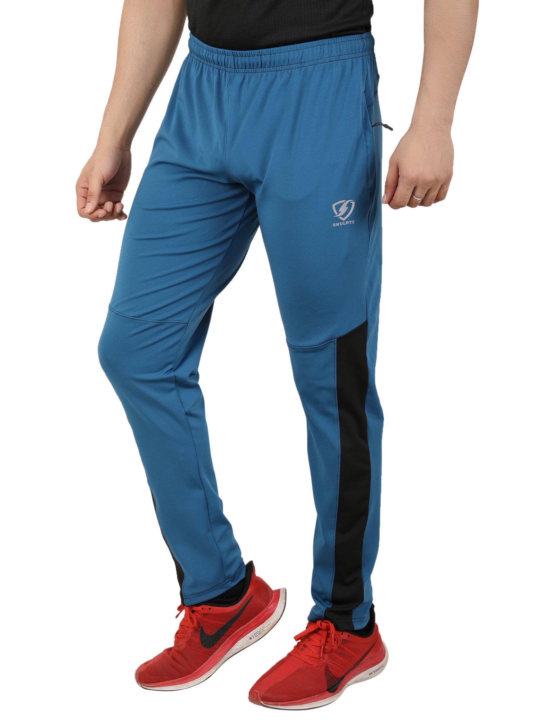 Mens Sonic Blue Track Pants - skulptz