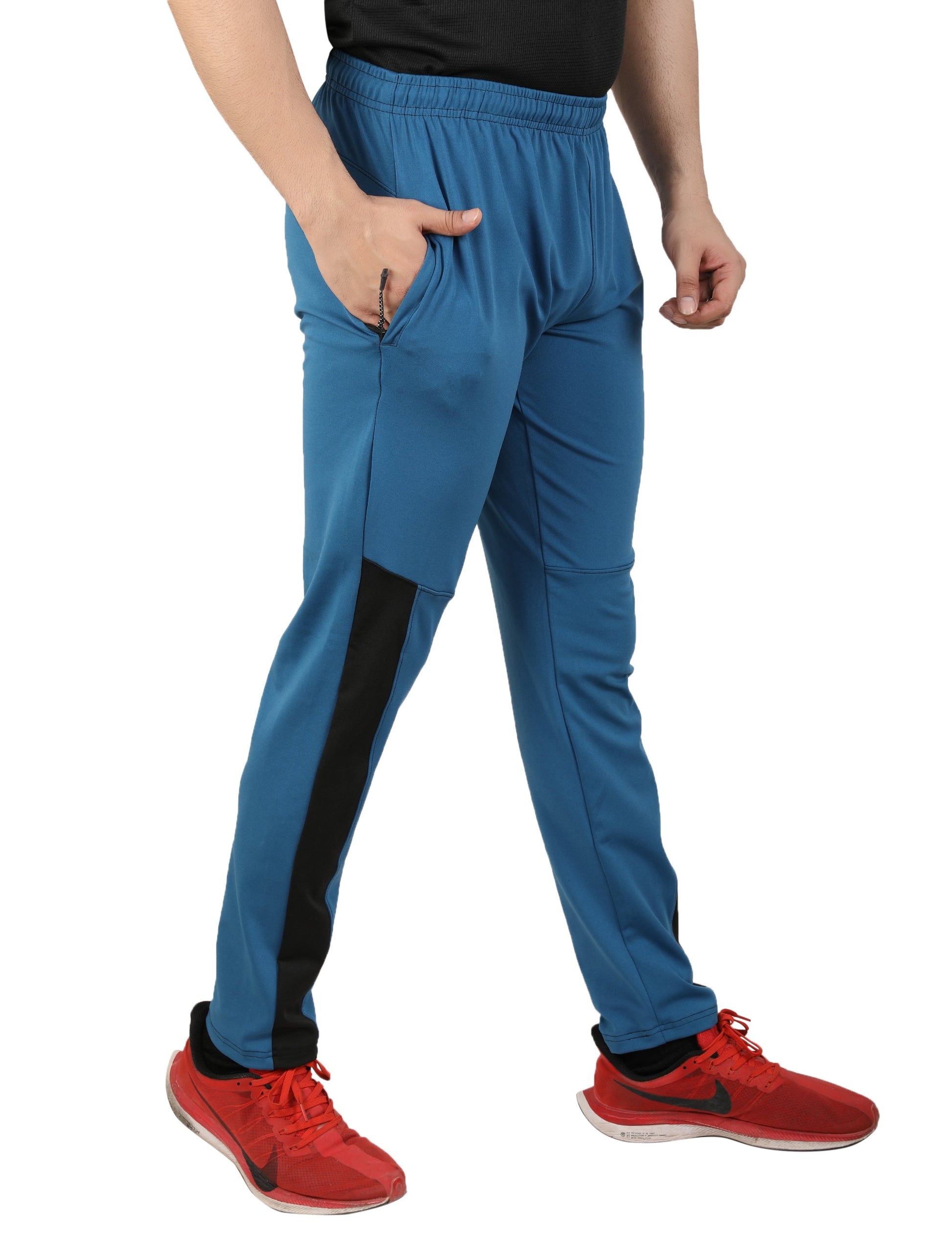 Mens Sonic Blue Track Pants - skulptz