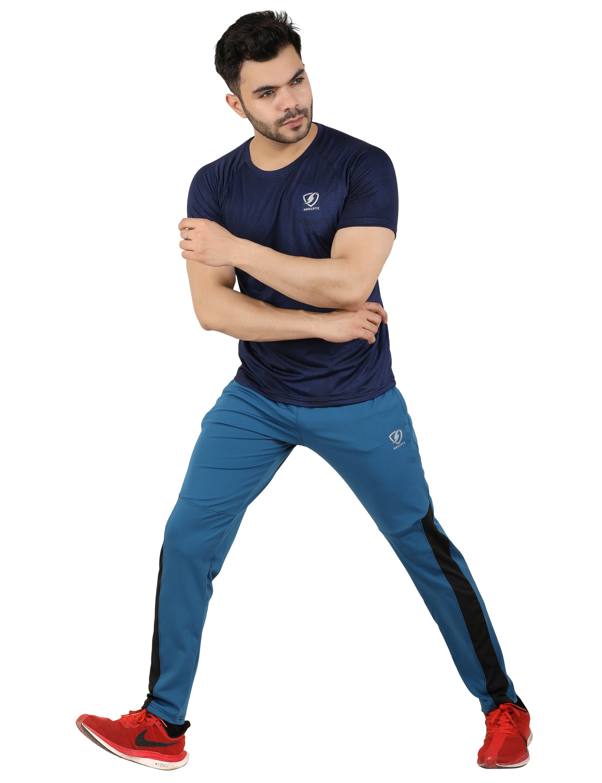 Mens Milkyway Tshirt (Blue) - skulptz