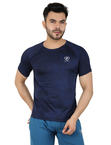 Mens Milkyway Tshirt (Blue) - skulptz