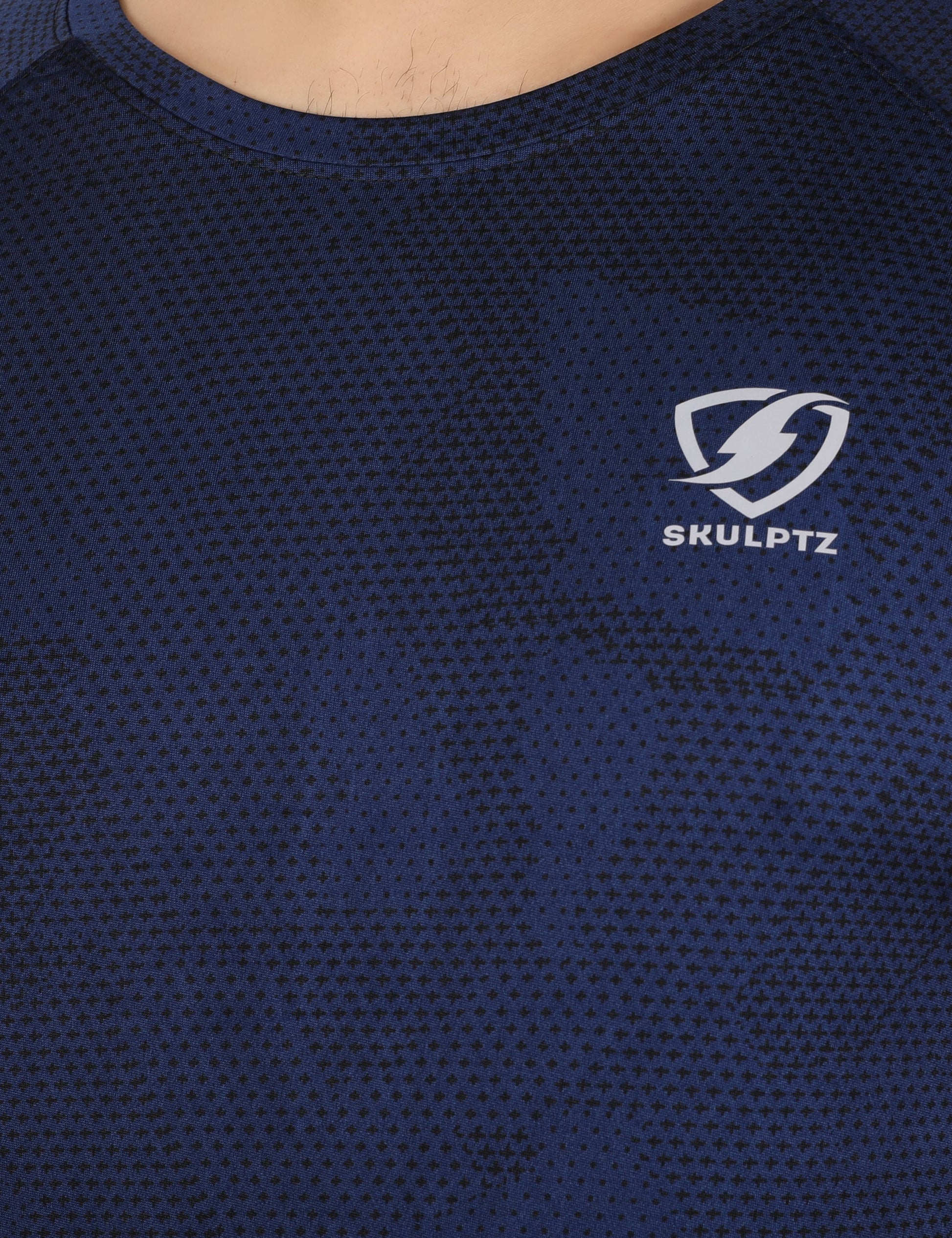 Mens Milkyway Tshirt (Blue) - skulptz