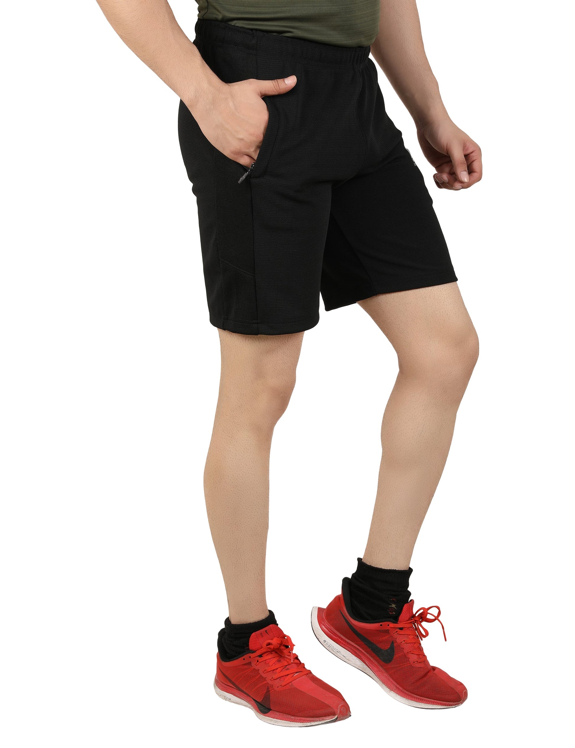 Mens Alpha Shorts (Black) - skulptz