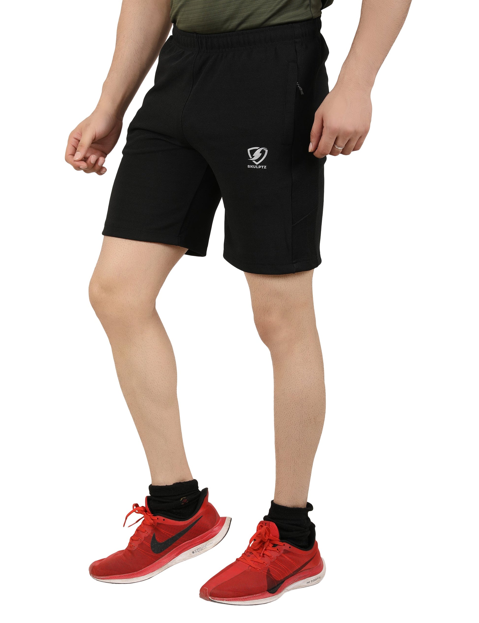 Mens Alpha Shorts (Black) - skulptz