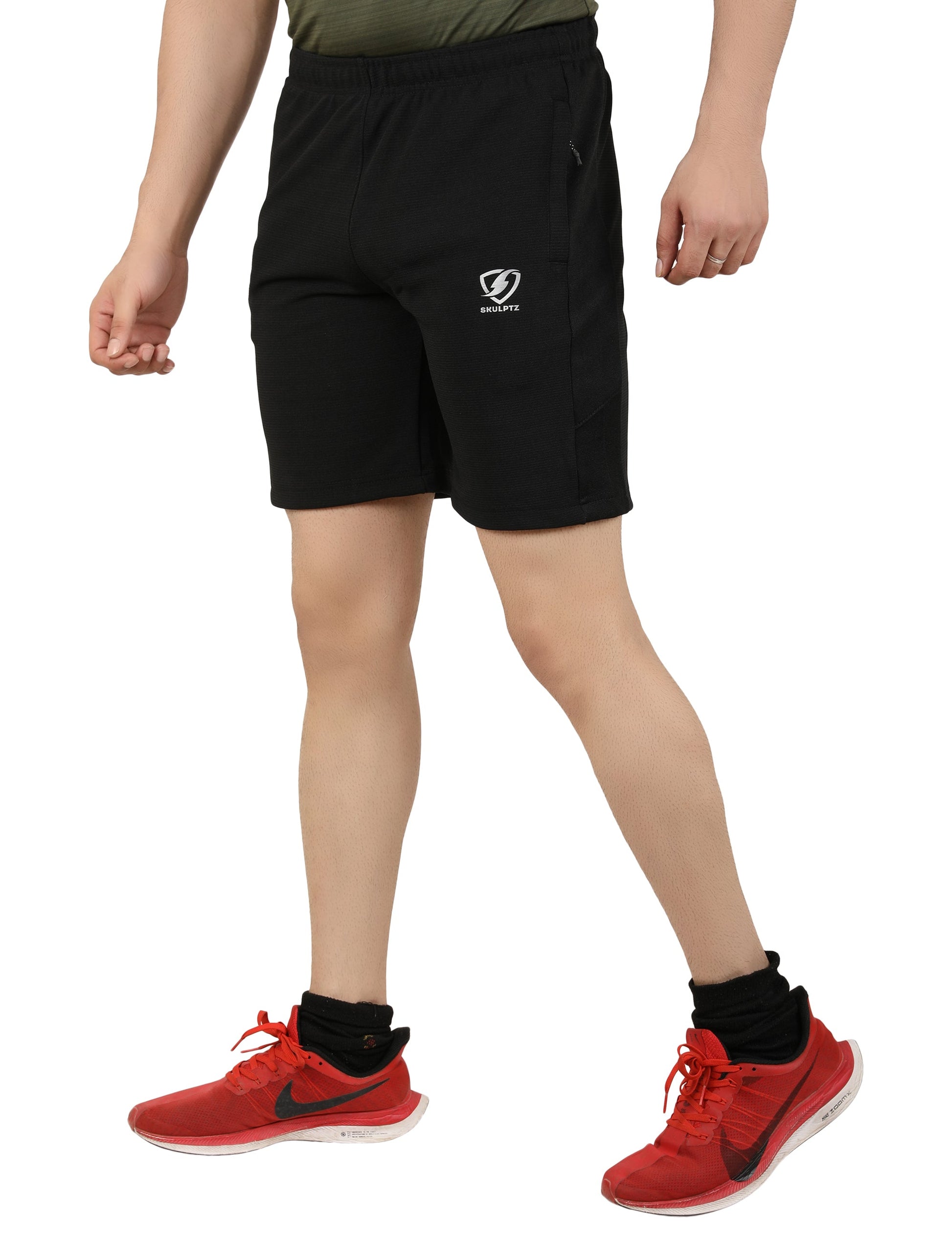 Mens Alpha Shorts (Black) - skulptz