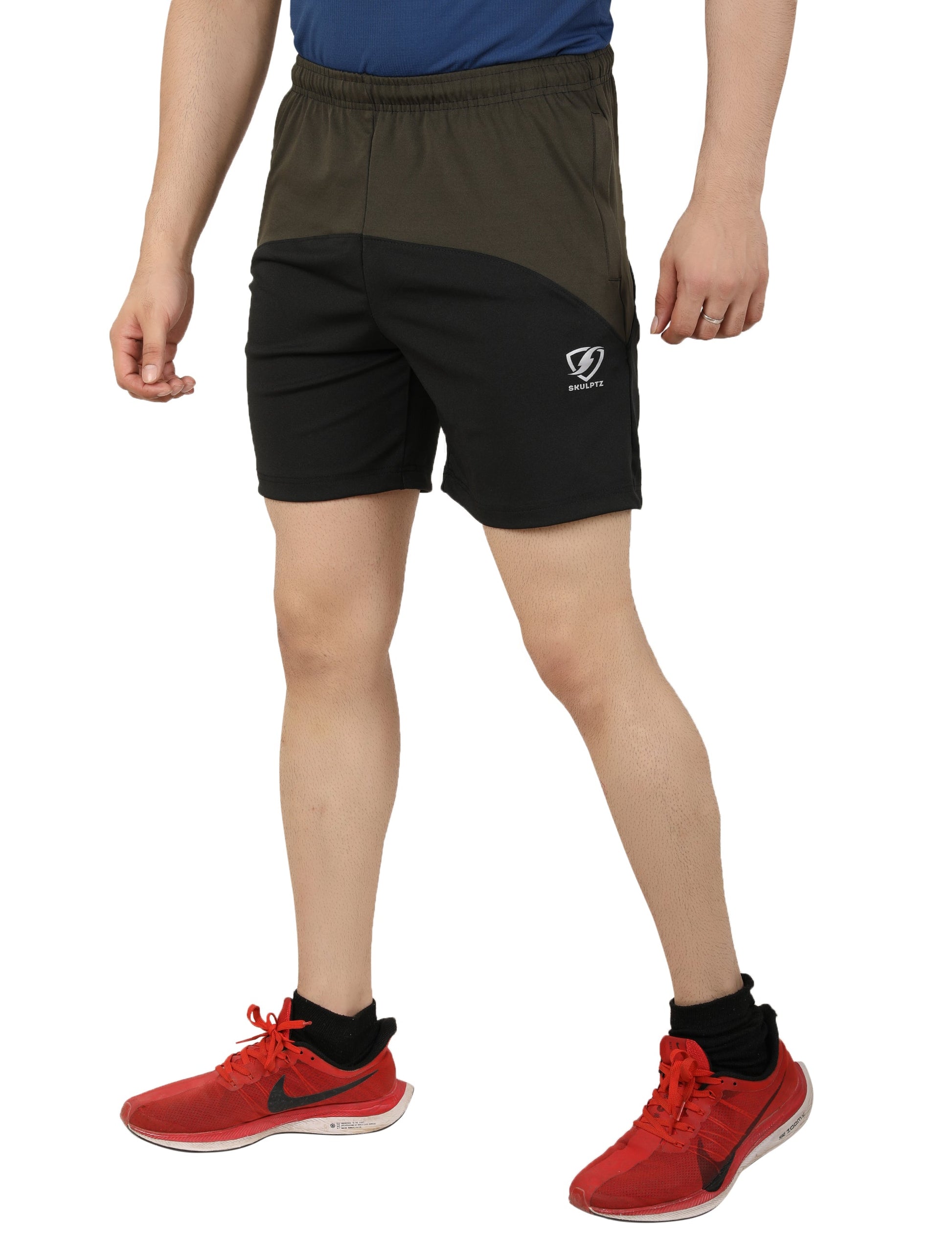 Mens Sonic Shorts (Olive) - skulptz