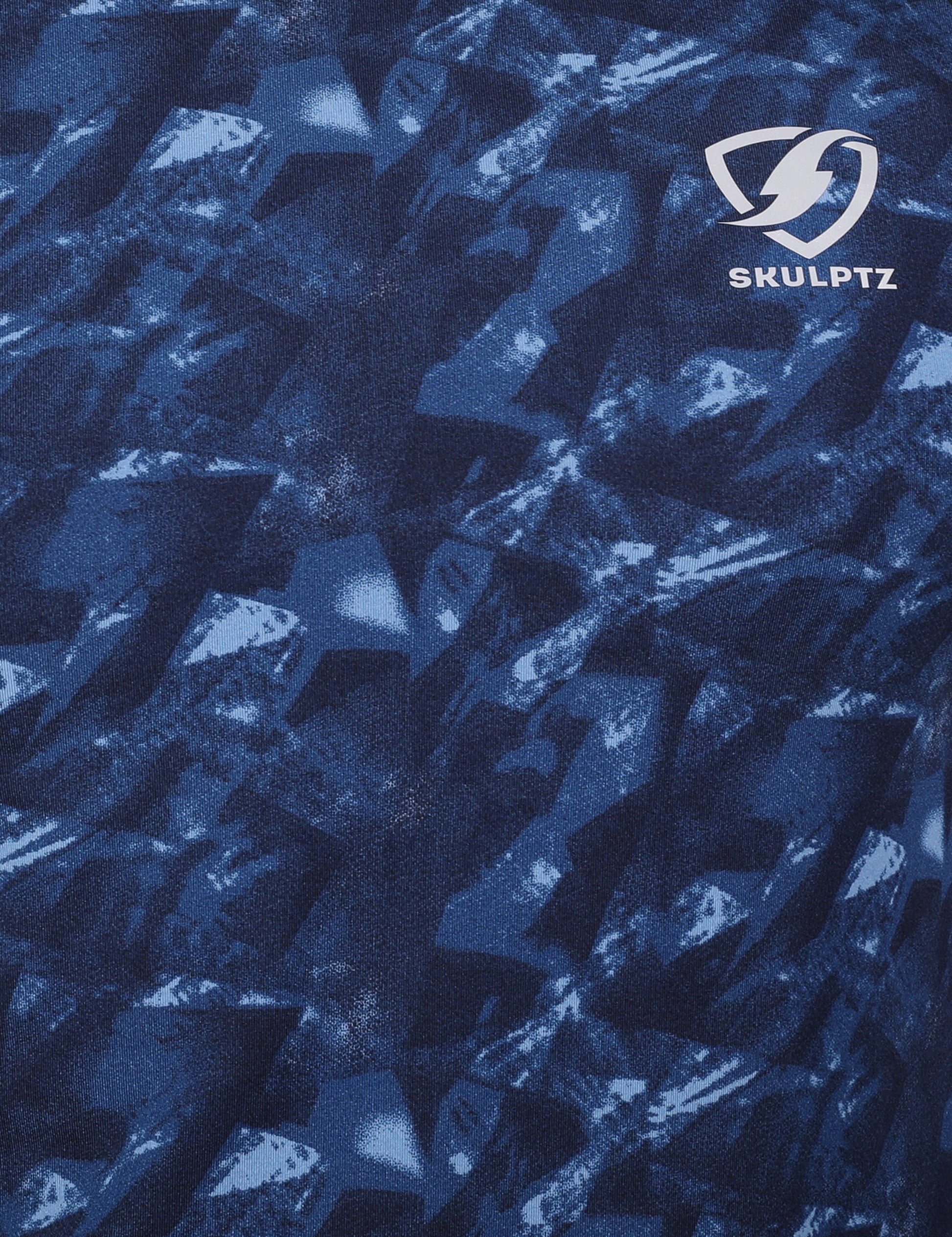 Mens Quantum Tshirt (Blue) - skulptz