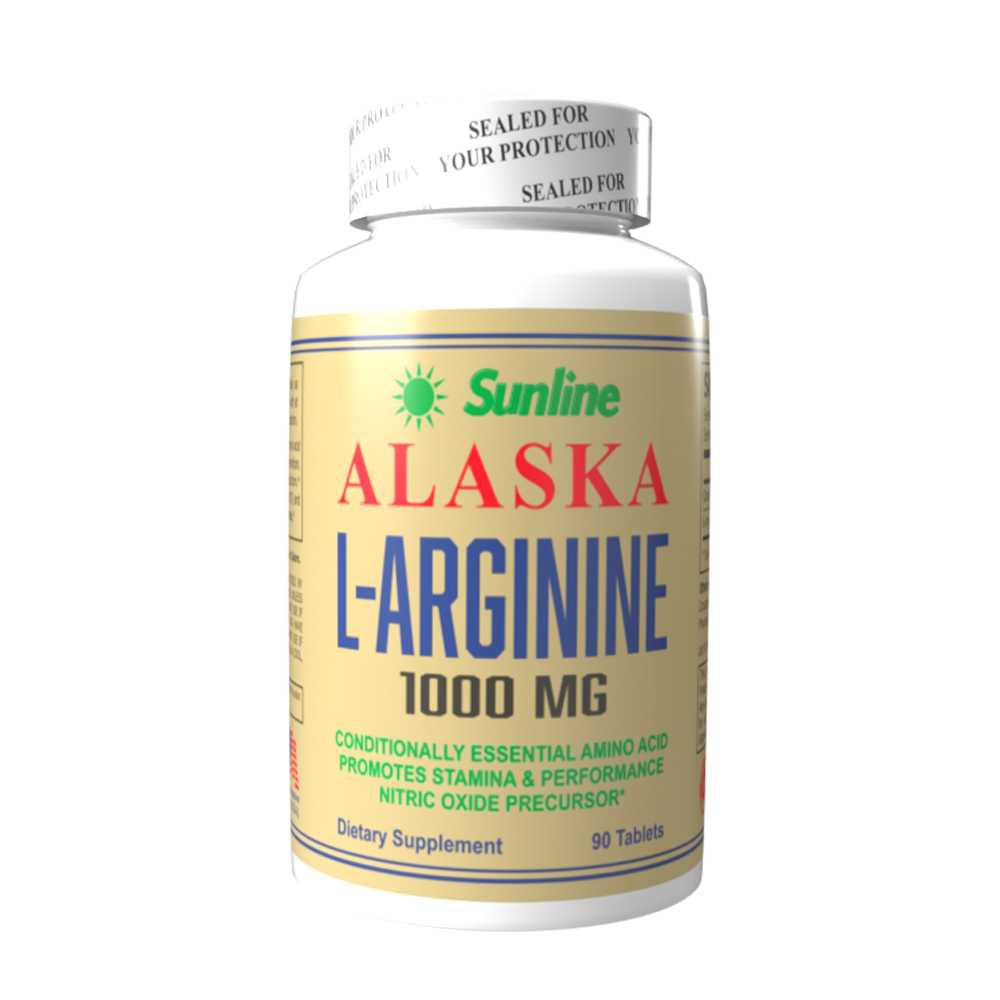 Sunline Alaska L-Arginine 1000 Mg 90 Capsules - skulptz