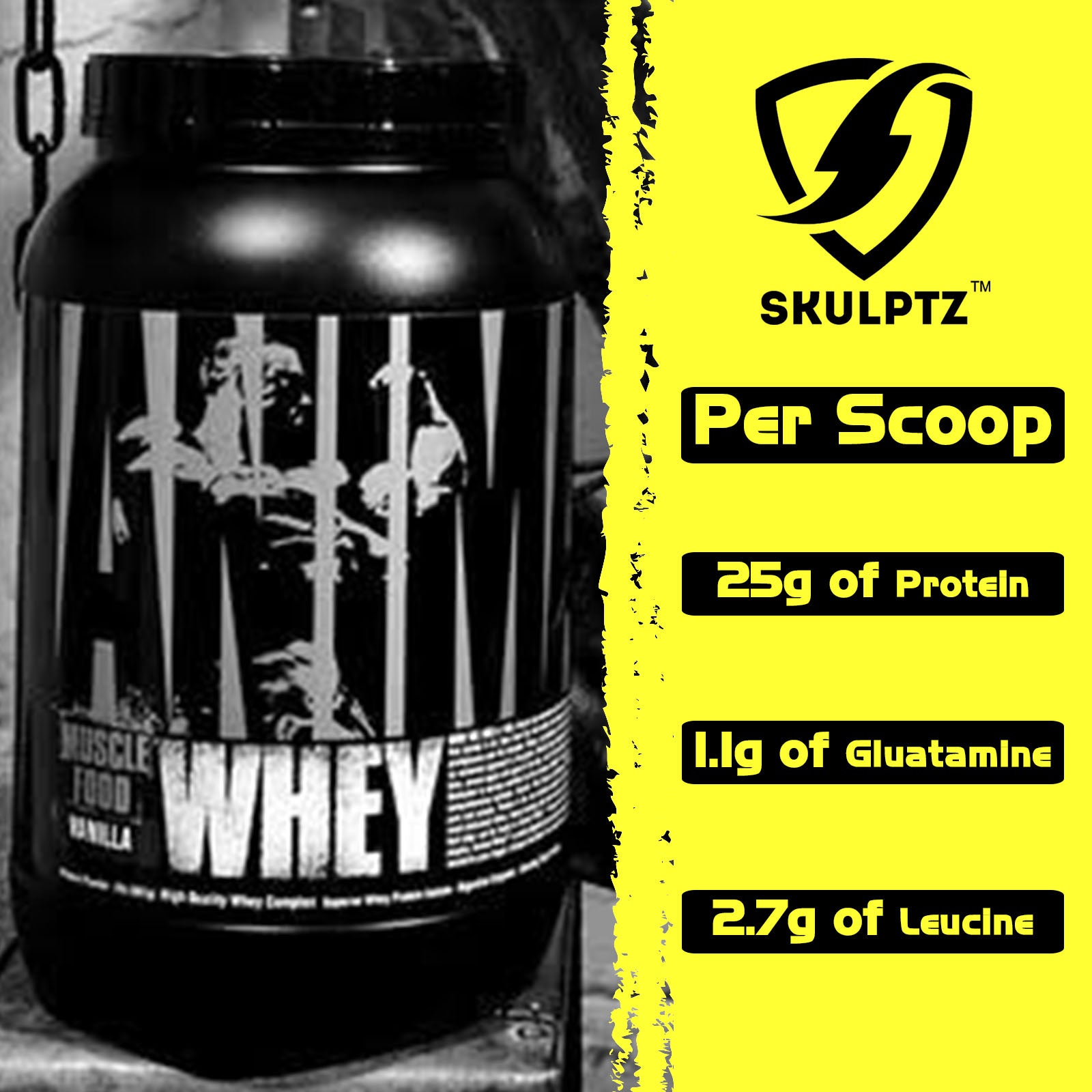 Universal Nutrition Animal Whey Protein 5 lb - skulptz