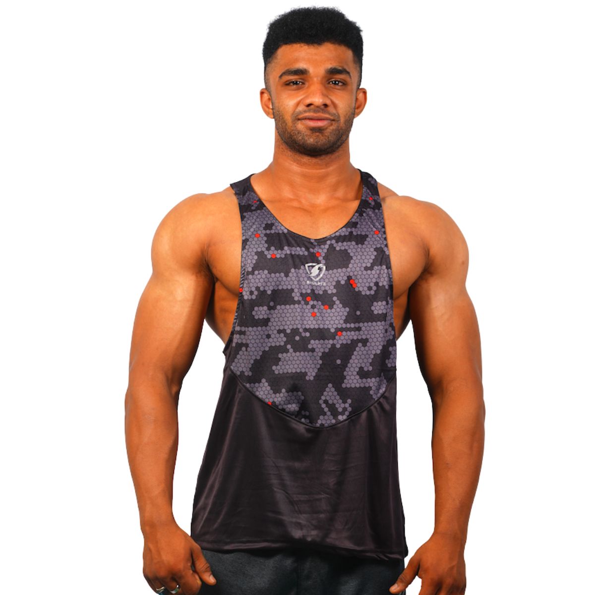 Mens Energy Stringer (Black) - skulptz