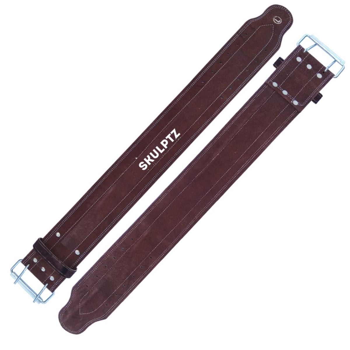 Competition grade Weightlifting & Powerlifting belt 10mm brown - skulptz