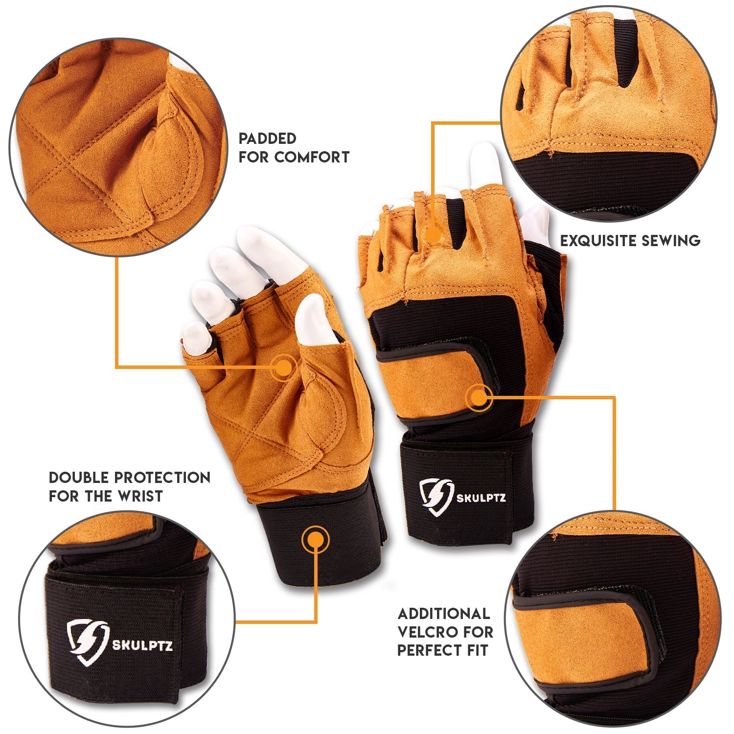 Freedom Series Gloves Yellow - skulptz