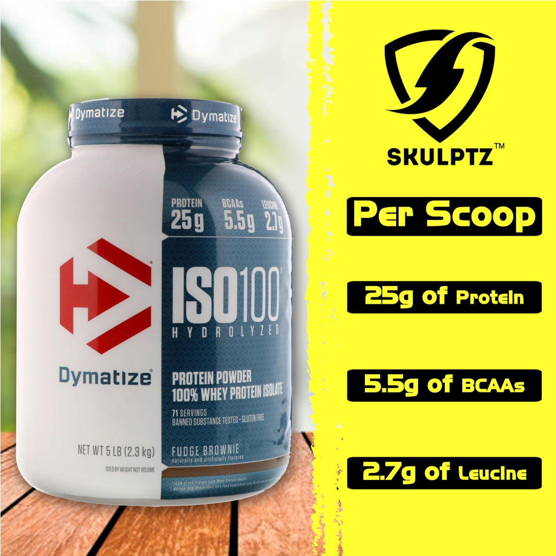 Dymatize Iso-100 Protein 5 lb - skulptz