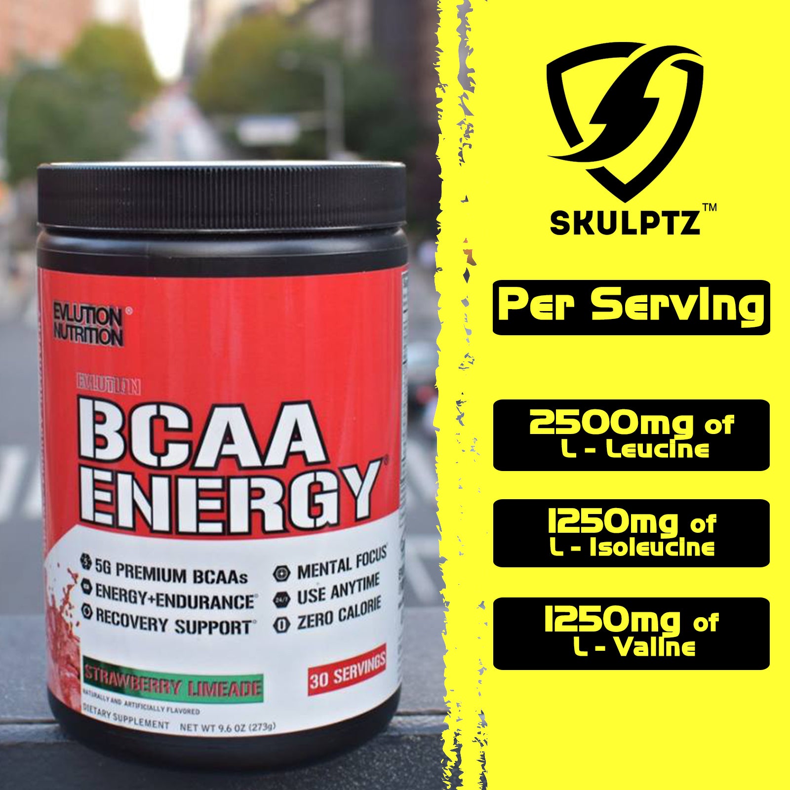 EVLution Nutrition BCAA Energy - skulptz