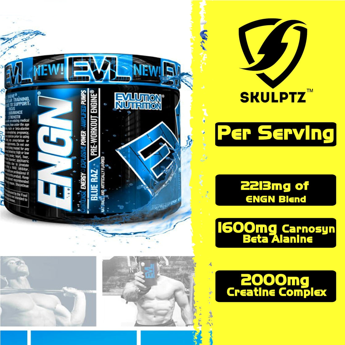 EVLution Nutrition ENGN Pre-Workout - skulptz