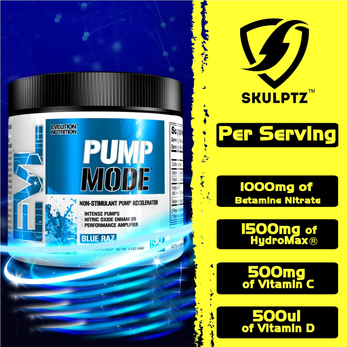 EVLution Nutrition Pump Mode - skulptz