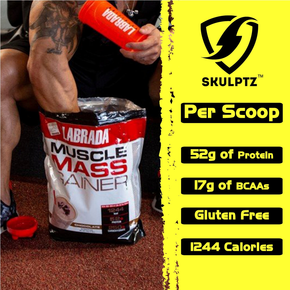 Labrada Muscle Mass Gainer 11 lb - skulptz
