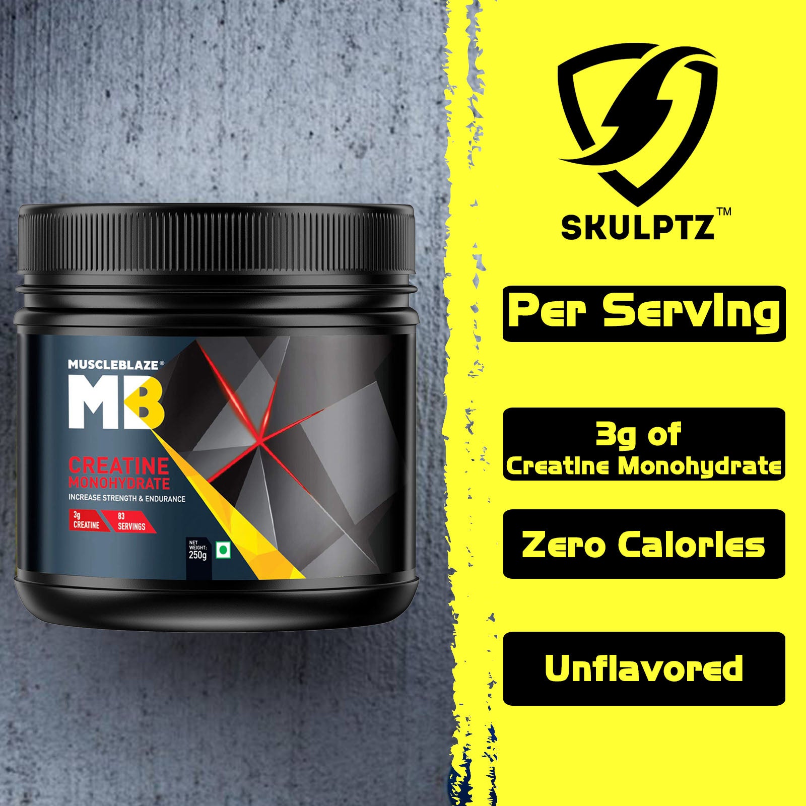 MuscleBlaze Creatine Monohydrate - skulptz