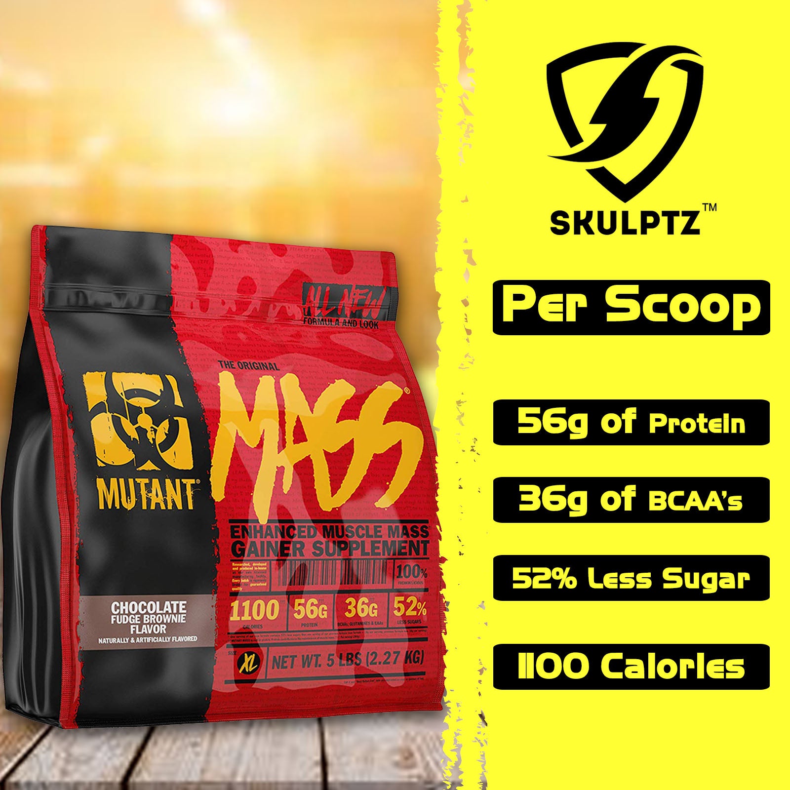 Mutant Muscle Mass Gainer 5 lb - skulptz
