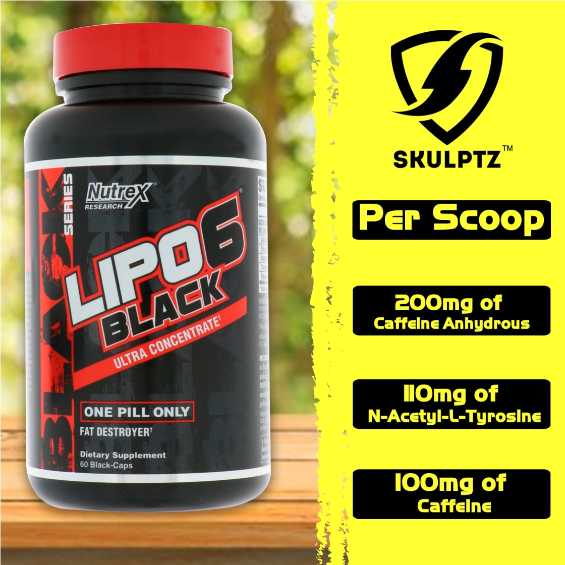 Nutrex Lipo-6 Black Ultra Concentrate - skulptz