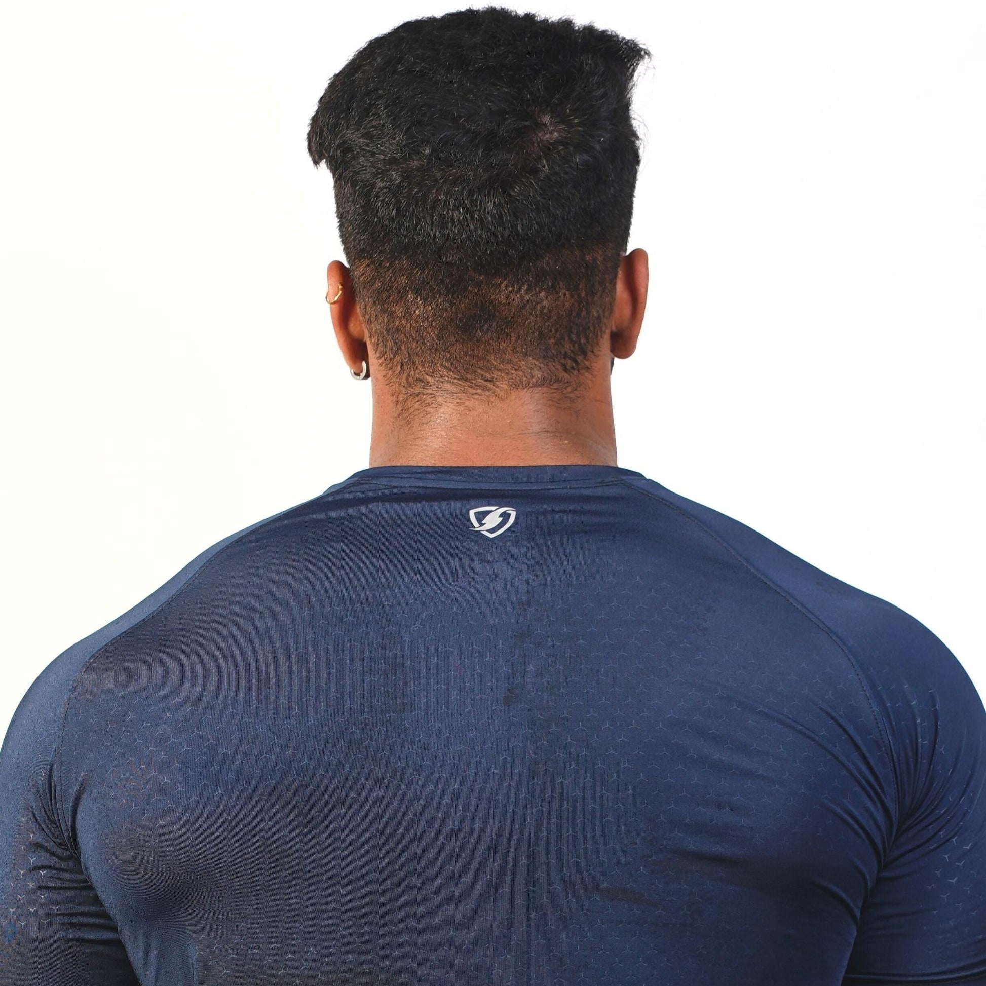 Mens Star Tshirt (Navy) - skulptz