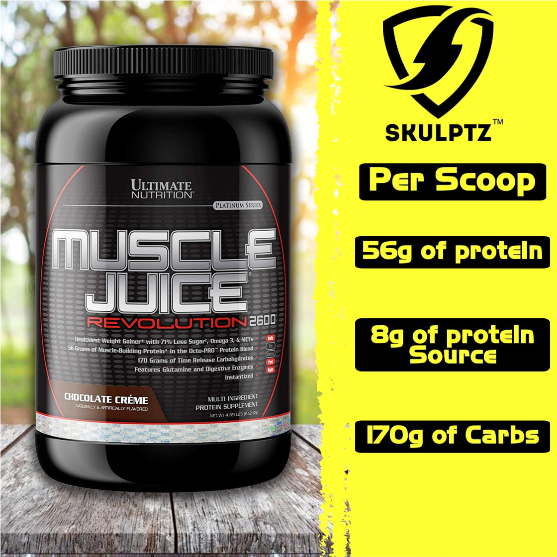 Ultimate Nutrition Muscle Juice Revolution 2600 4.6 lb - skulptz